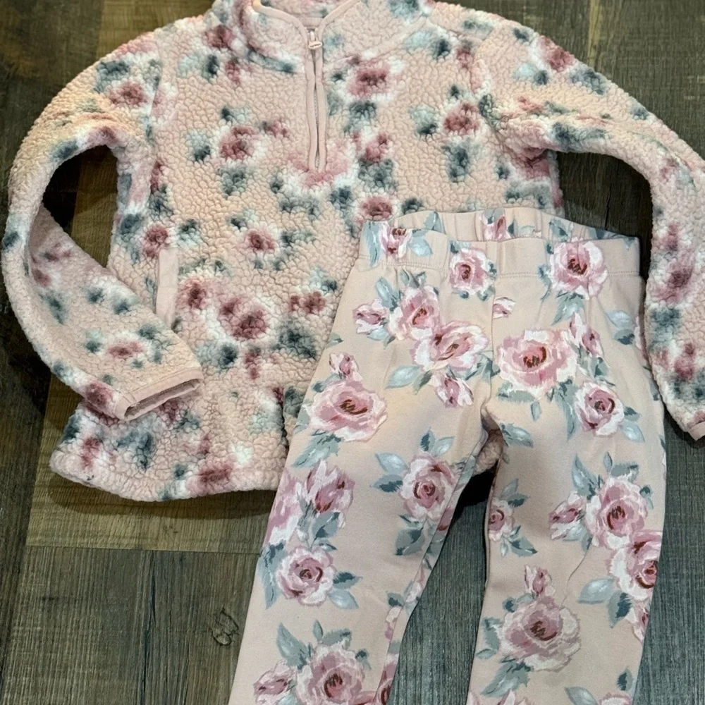 Gymboree Pink Floral Set
